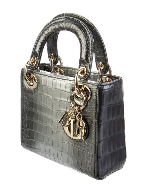 dior alligator bag|what are dior leather bags.